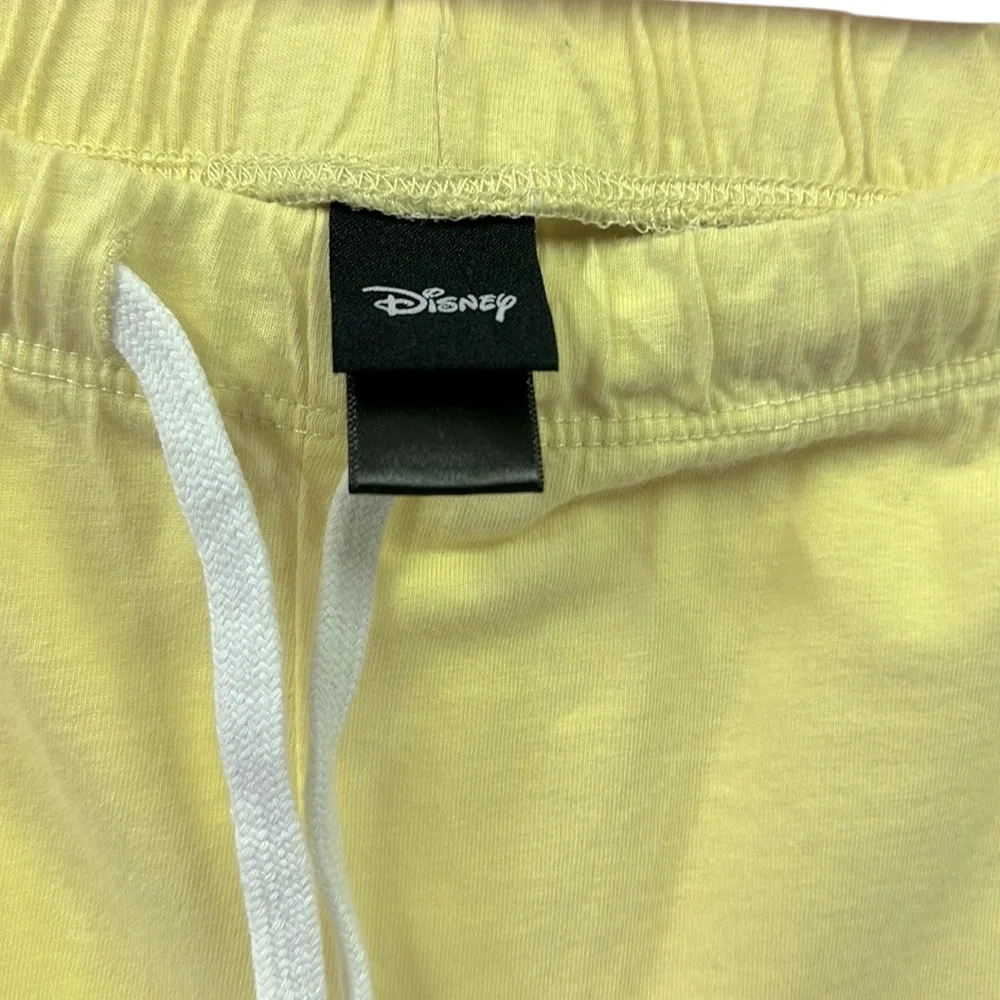 Disney Winnie The Pooh Cropped Pajama Pants Loungewear Yellow Large - Picture 12 of 15